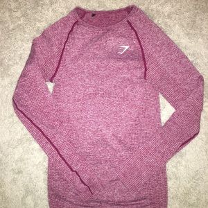 Gym Shark size XSMALL long sleeve workout top